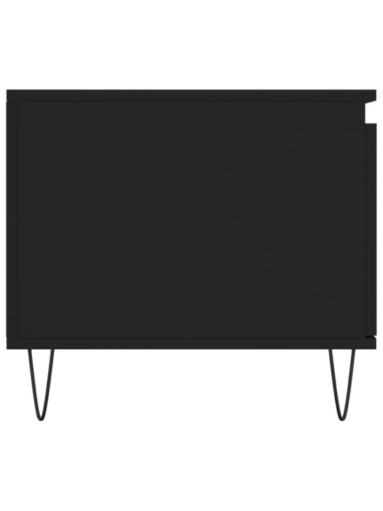 Konferenční stolek černý 100x50x45 cm kompozitní dřevo