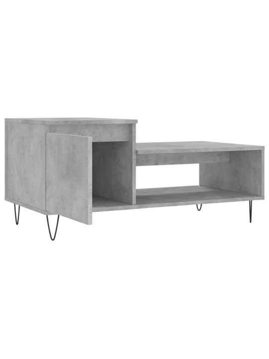Konferenční stolek betonově šedý 100x50x45 cm kompozitní dřevo