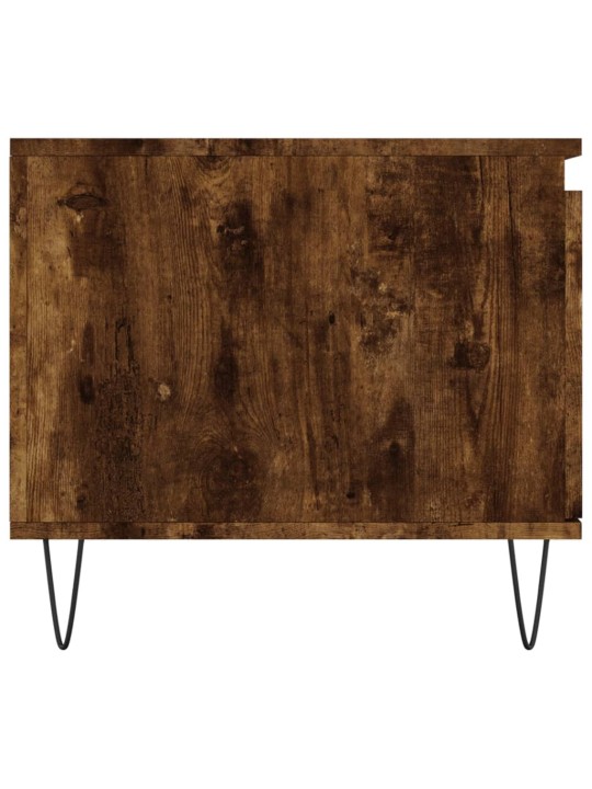 Konferenční stolek kouřový dub 100x50x45 cm kompozitní dřevo