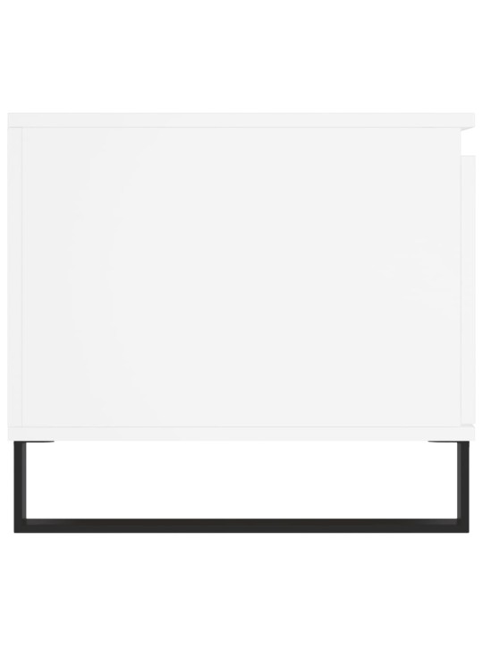 Konferenční stolek bílý 100 x 50 x 45 cm kompozitní dřevo