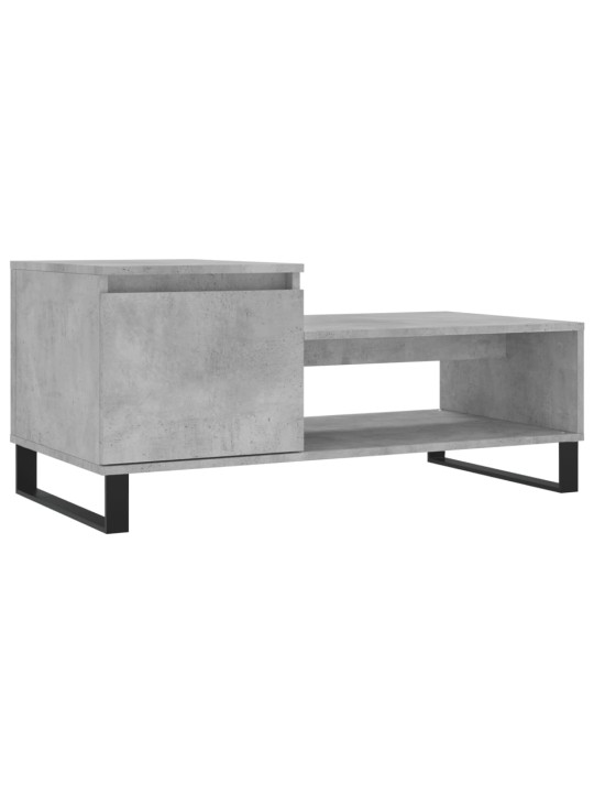Konferenční stolek betonově šedý 100x50x45 cm kompozitní dřevo