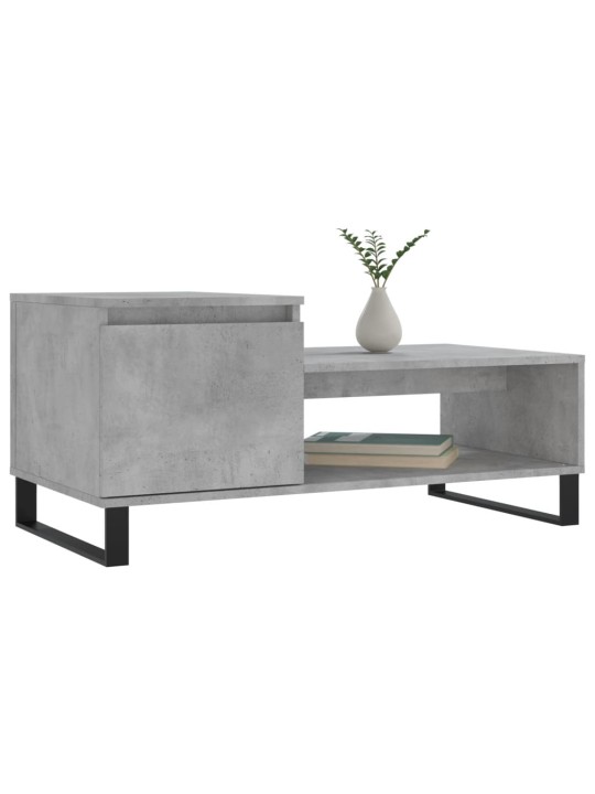 Konferenční stolek betonově šedý 100x50x45 cm kompozitní dřevo
