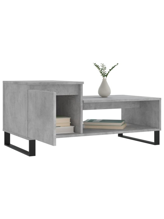 Konferenční stolek betonově šedý 100x50x45 cm kompozitní dřevo