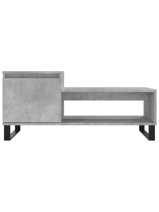 Konferenční stolek betonově šedý 100x50x45 cm kompozitní dřevo