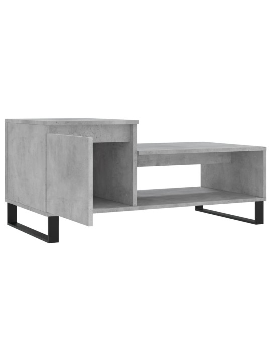 Konferenční stolek betonově šedý 100x50x45 cm kompozitní dřevo