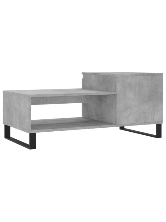 Konferenční stolek betonově šedý 100x50x45 cm kompozitní dřevo
