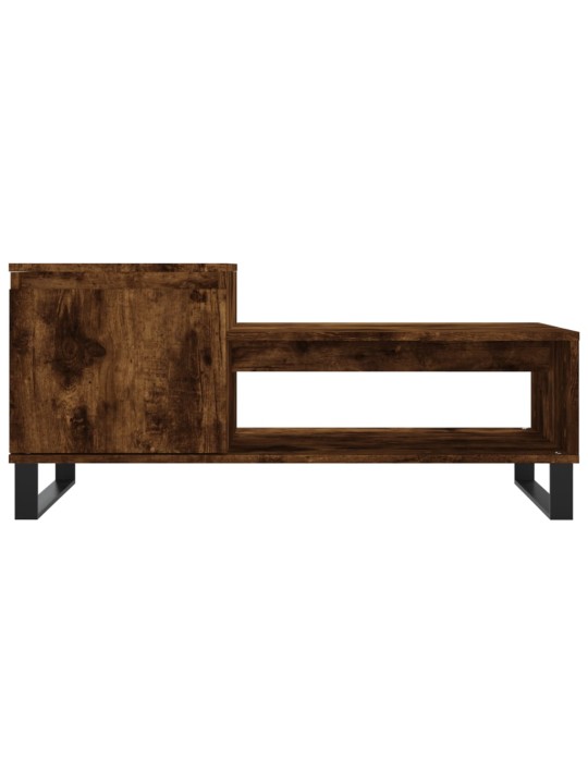 Konferenční stolek kouřový dub 100x50x45 cm kompozitní dřevo