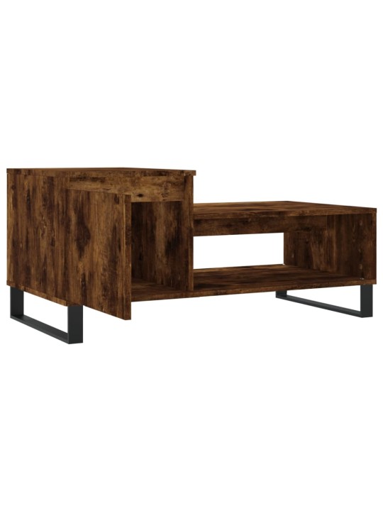 Konferenční stolek kouřový dub 100x50x45 cm kompozitní dřevo