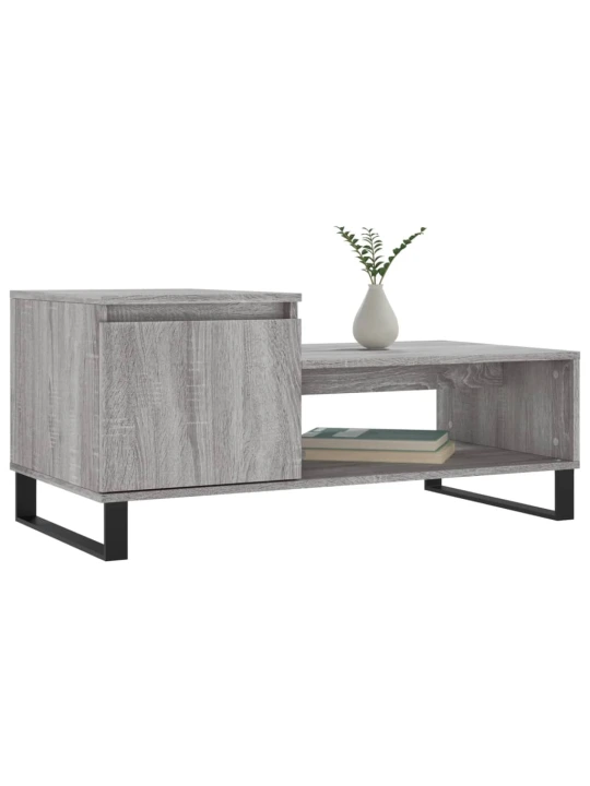 Konferenční stolek šedý sonoma 100x50x45 cm kompozitní dřevo