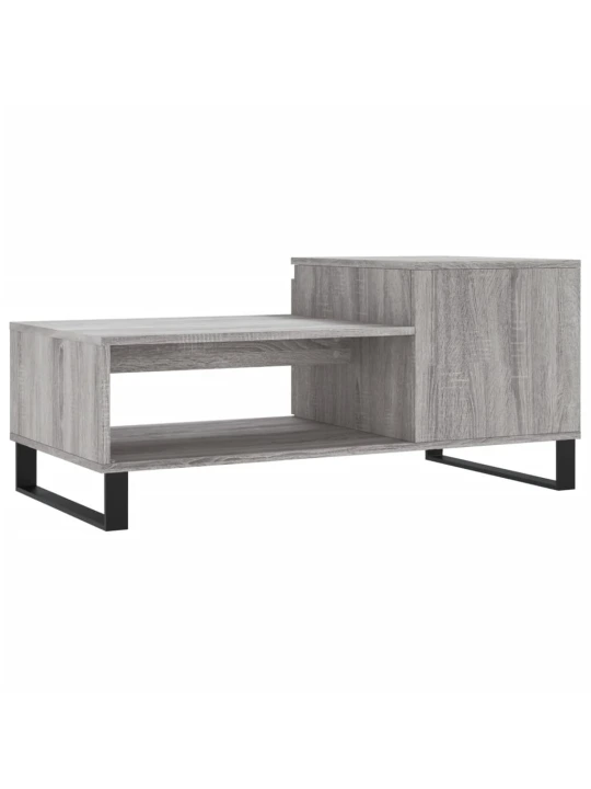 Konferenční stolek šedý sonoma 100x50x45 cm kompozitní dřevo