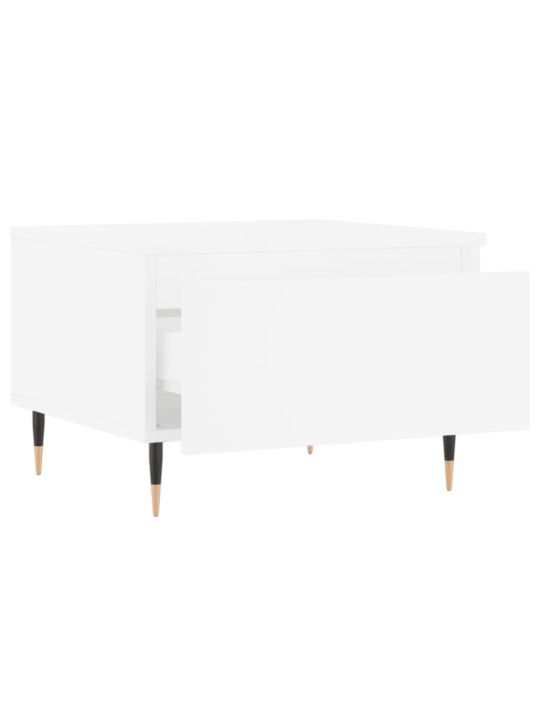 Konferenční stolky 2 ks bílé 50 x 46 x 35 cm kompozitní dřevo