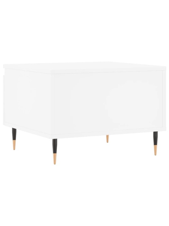 Konferenční stolky 2 ks bílé 50 x 46 x 35 cm kompozitní dřevo