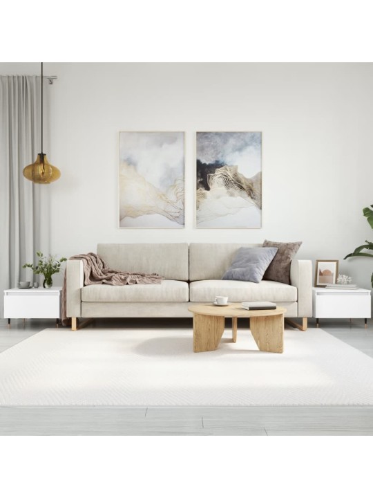Konferenční stolky 2 ks bílé 50 x 46 x 35 cm kompozitní dřevo