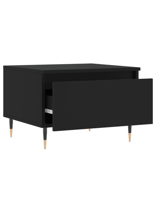 Konferenční stolky 2 ks černé 50 x 46 x 35 cm kompozitní dřevo