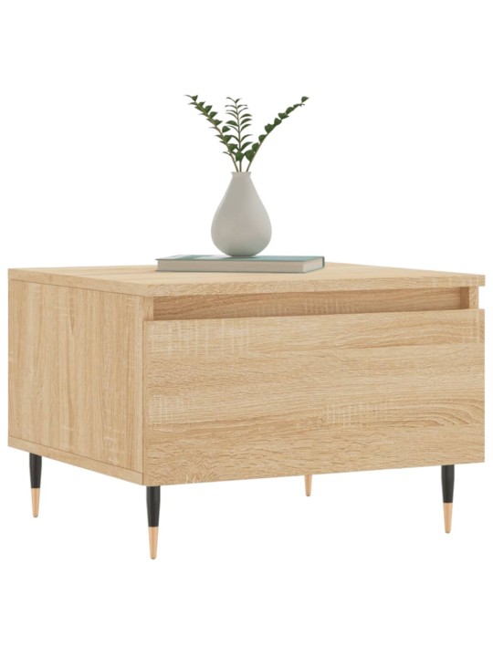 Konferenční stolky 2 ks dub sonoma 50x46x35 cm kompozitní dřevo