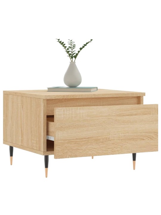 Konferenční stolky 2 ks dub sonoma 50x46x35 cm kompozitní dřevo