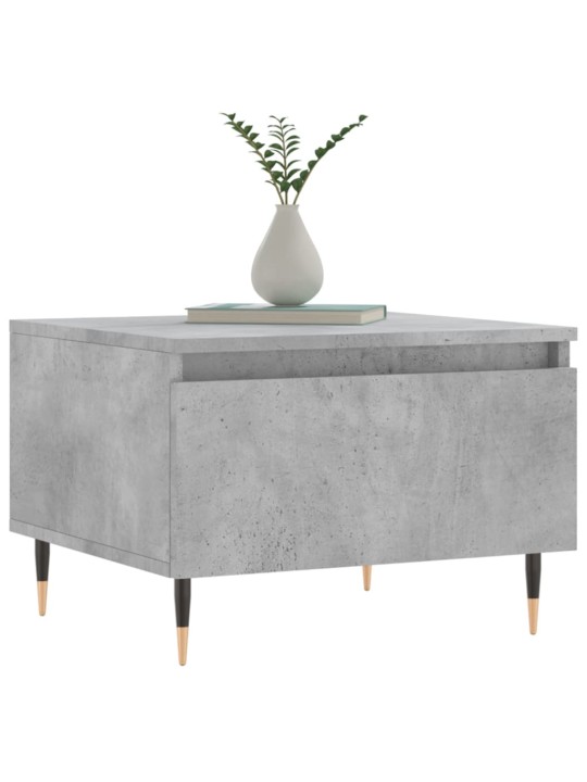 Konferenční stolky 2 ks betonově šedé 50 x 46 x 35 cm kompozit