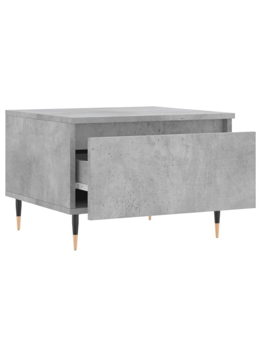 Konferenční stolky 2 ks betonově šedé 50 x 46 x 35 cm kompozit