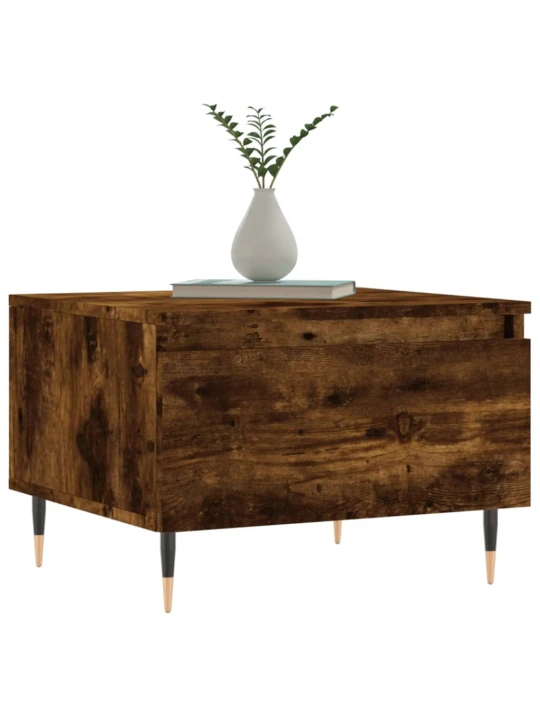 Konferenční stolky 2 ks kouřový dub 50x46x35cm kompozitní dřevo