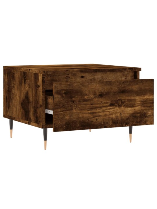 Konferenční stolky 2 ks kouřový dub 50x46x35cm kompozitní dřevo