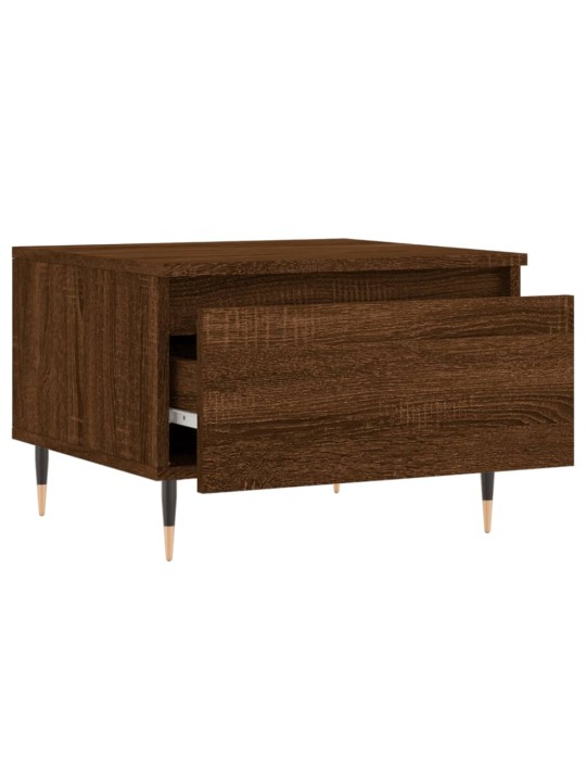 Konferenční stolky 2 ks hnědý dub 50x46x35 cm kompozitní dřevo
