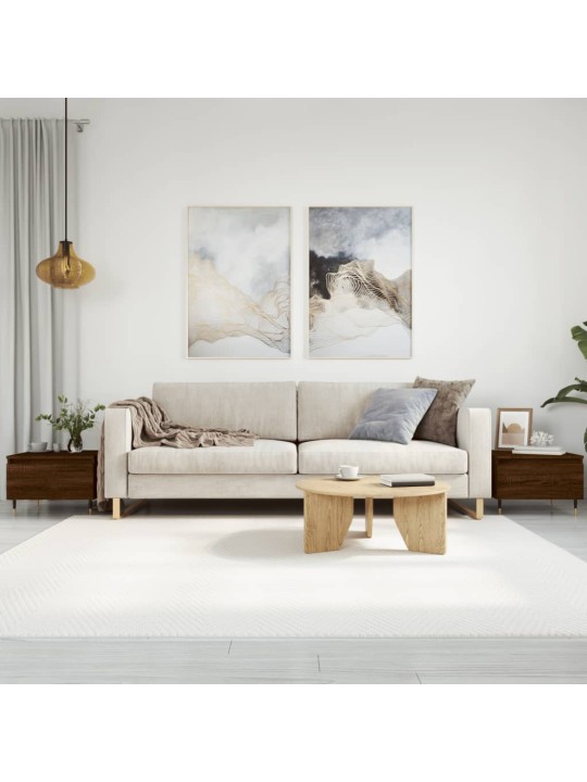 Konferenční stolky 2 ks hnědý dub 50x46x35 cm kompozitní dřevo