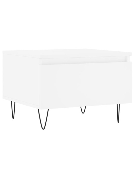 Konferenční stolky 2 ks bílé 50 x 46 x 35 cm kompozitní dřevo