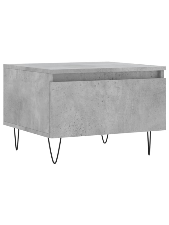 Konferenční stolky 2 ks betonově šedé 50 x 46 x 35 cm kompozit