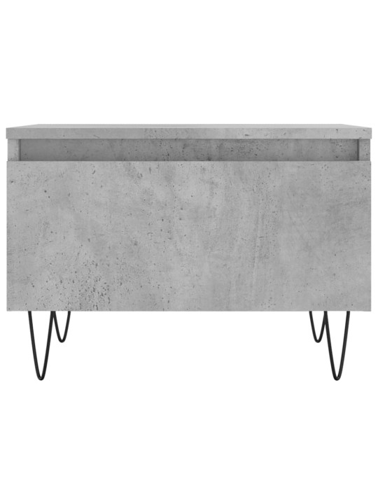 Konferenční stolky 2 ks betonově šedé 50 x 46 x 35 cm kompozit