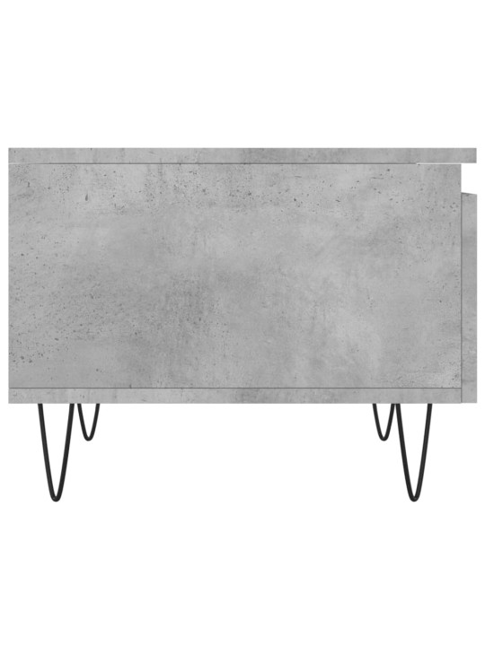 Konferenční stolky 2 ks betonově šedé 50 x 46 x 35 cm kompozit