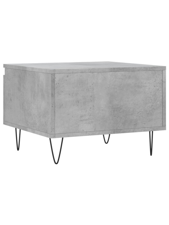 Konferenční stolky 2 ks betonově šedé 50 x 46 x 35 cm kompozit