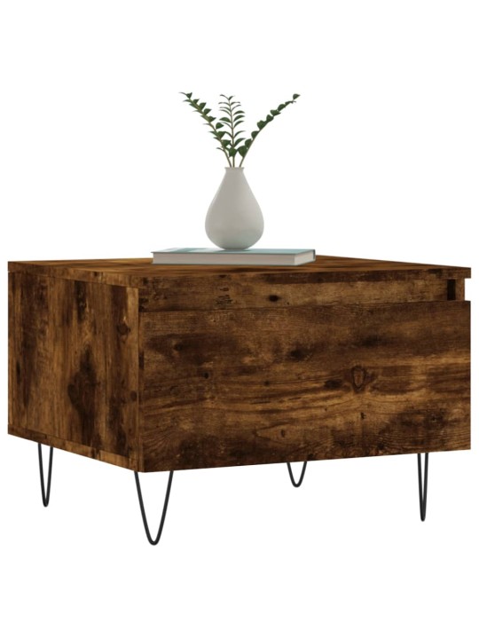 Konferenční stolky 2 ks kouřový dub 50x46x35cm kompozitní dřevo