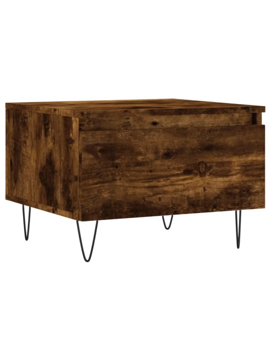 Konferenční stolky 2 ks kouřový dub 50x46x35cm kompozitní dřevo