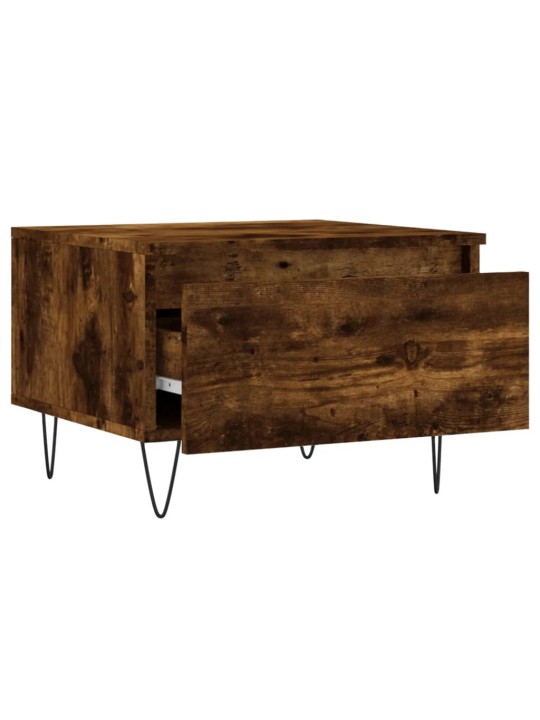 Konferenční stolky 2 ks kouřový dub 50x46x35cm kompozitní dřevo