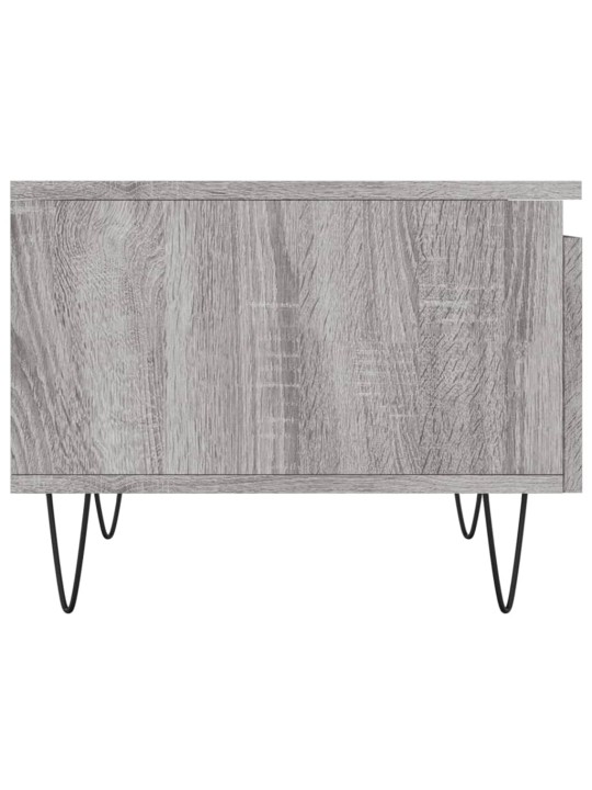 Konferenční stolky 2 ks šedé sonoma 50x46x35cm kompozitní dřevo