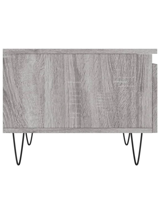 Konferenční stolky 2 ks šedé sonoma 50x46x35cm kompozitní dřevo