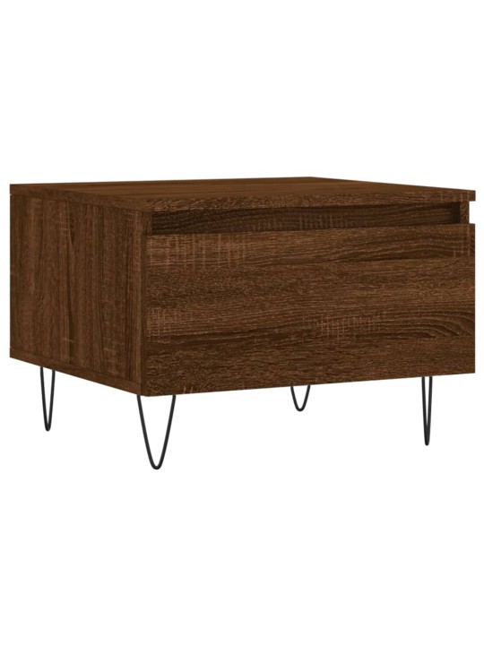 Konferenční stolky 2 ks hnědý dub 50x46x35 cm kompozitní dřevo