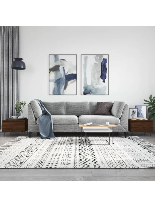 Konferenční stolky 2 ks hnědý dub 50x46x35 cm kompozitní dřevo