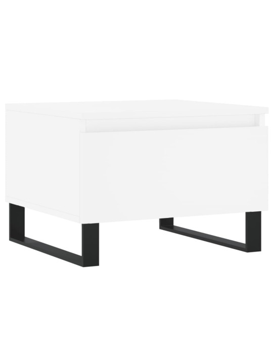 Konferenční stolky 2 ks bílé 50 x 46 x 35 cm kompozitní dřevo