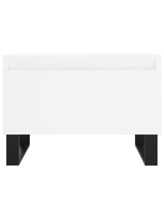 Konferenční stolky 2 ks bílé 50 x 46 x 35 cm kompozitní dřevo