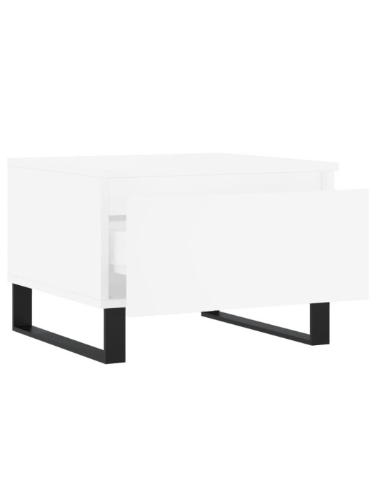 Konferenční stolky 2 ks bílé 50 x 46 x 35 cm kompozitní dřevo