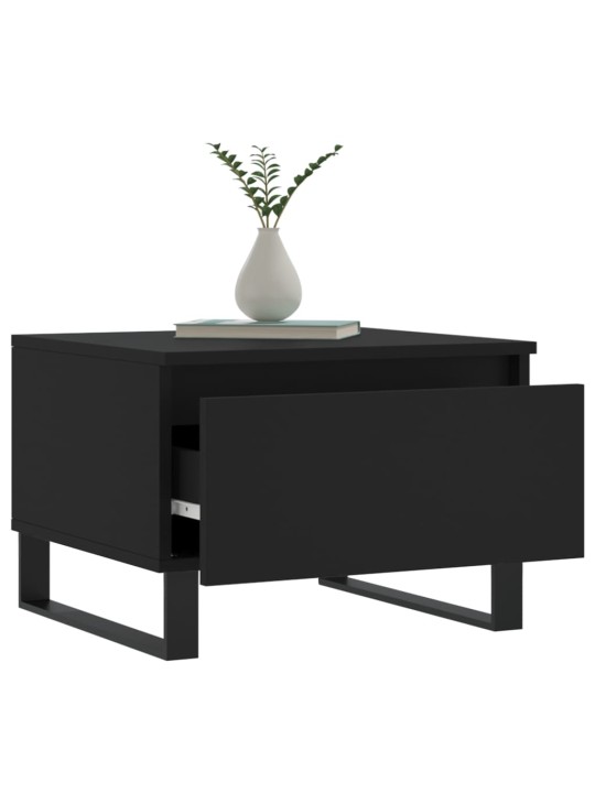 Konferenční stolky 2 ks černé 50 x 46 x 35 cm kompozitní dřevo
