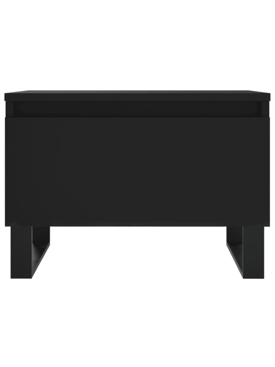 Konferenční stolky 2 ks černé 50 x 46 x 35 cm kompozitní dřevo