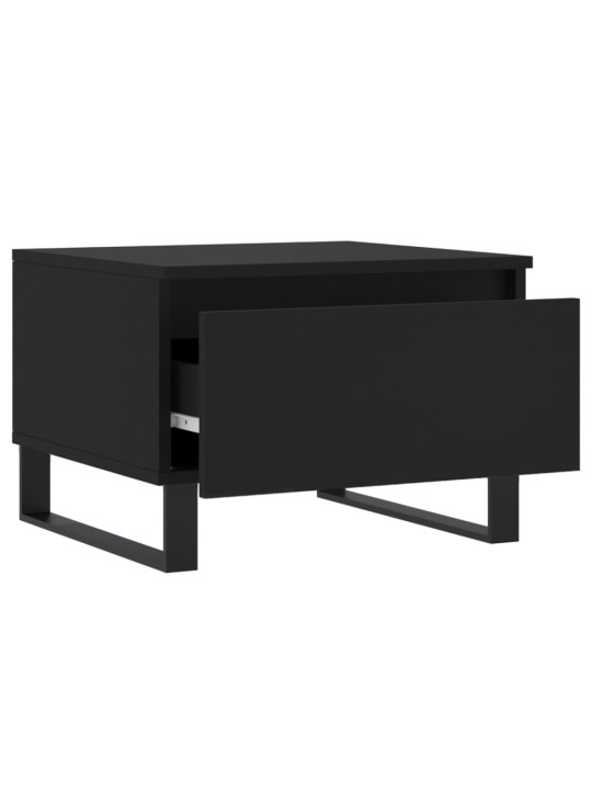 Konferenční stolky 2 ks černé 50 x 46 x 35 cm kompozitní dřevo