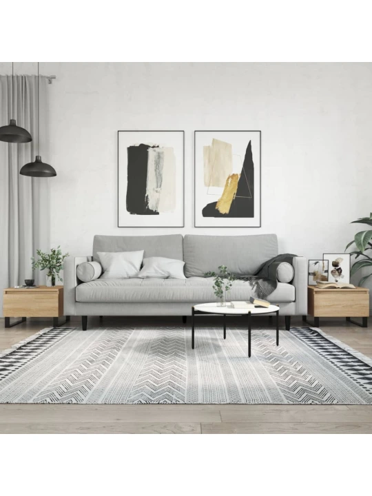 Konferenční stolky 2 ks dub sonoma 50x46x35 cm kompozitní dřevo