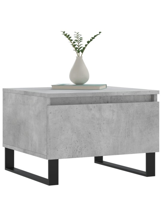 Konferenční stolky 2 ks betonově šedé 50 x 46 x 35 cm kompozit