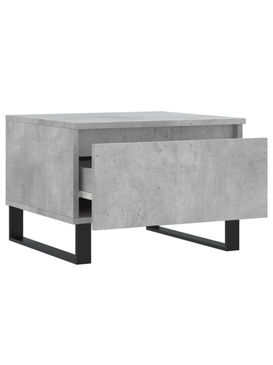Konferenční stolky 2 ks betonově šedé 50 x 46 x 35 cm kompozit