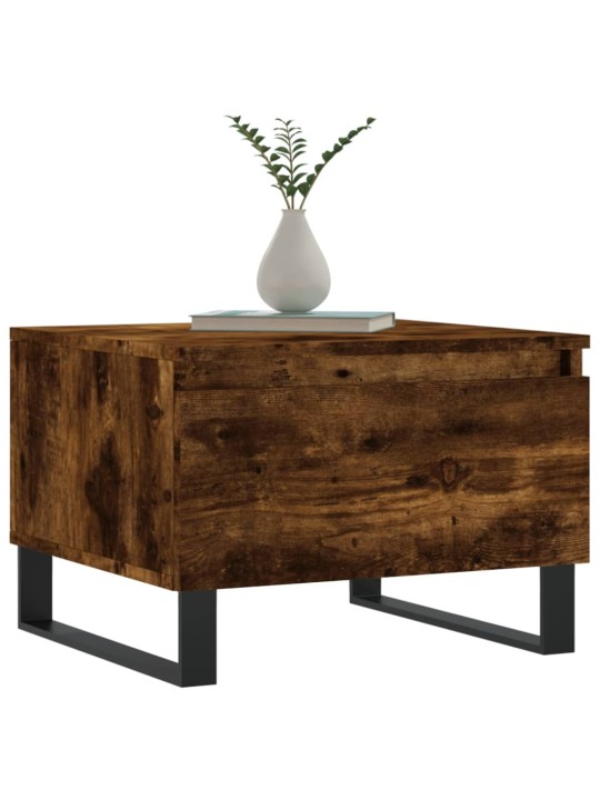 Konferenční stolky 2 ks kouřový dub 50x46x35cm kompozitní dřevo