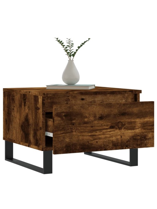 Konferenční stolky 2 ks kouřový dub 50x46x35cm kompozitní dřevo