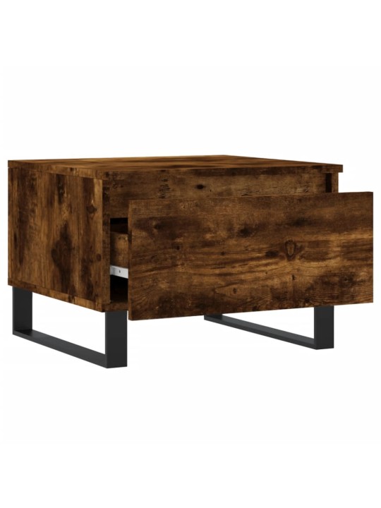 Konferenční stolky 2 ks kouřový dub 50x46x35cm kompozitní dřevo